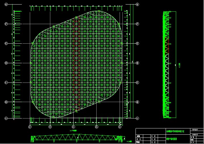 青铜峡杭州转塘中学网架设计