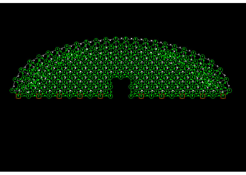 青铜峡锡林浩特91跨，1000米长干煤棚网架设计