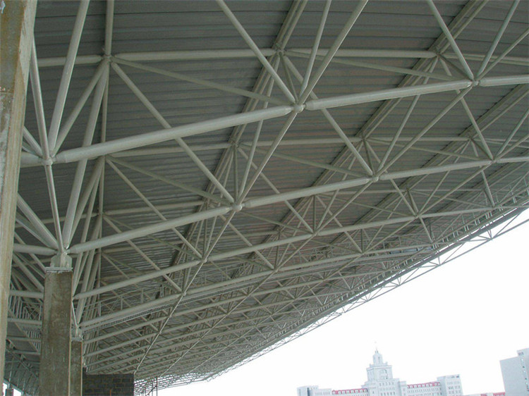 青铜峡学院体育场网架工程